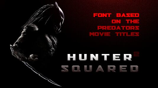 Hunter Squared Druh písma