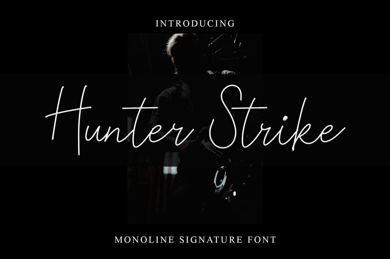 Hunter Strike Schriftart