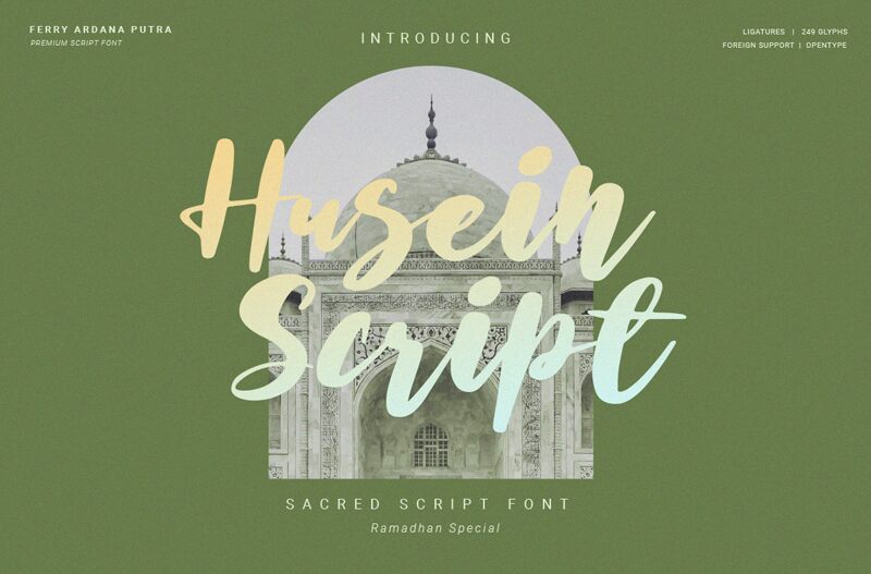 Husein Script Czcionka