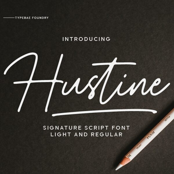 Hustine Schriftart