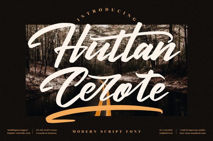 Huttan Cerote Czcionka