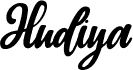 معاينة خط Hudiya - Modern Lovely Script Italic