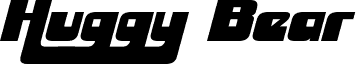 Huggy Bear Italic