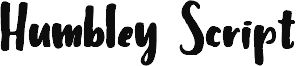 Humbley Script