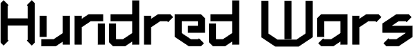 Hundred Wars Extrabold
