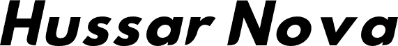 Hussar Nova Bold Italic