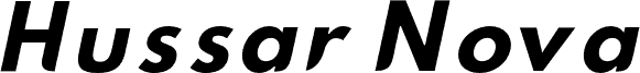 Hussar Nova Regular Italic