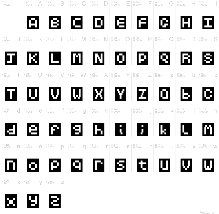 Latin de base - Table de caractères