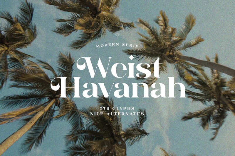 HV Weist Havanah Schriftart