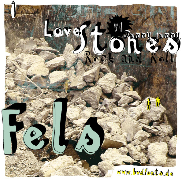 HVD Steinzeit Fill In الخط