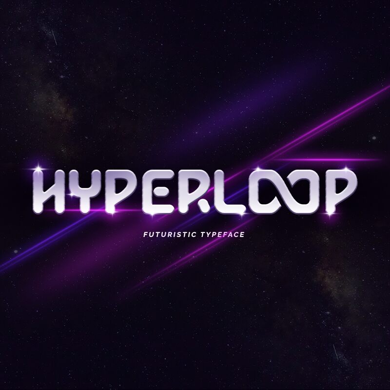 HYPERLOOP Czcionka