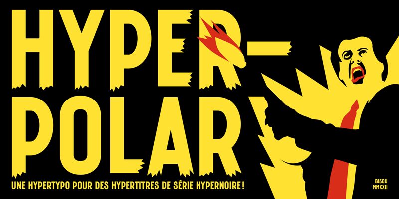 HyperPolar Brush Font