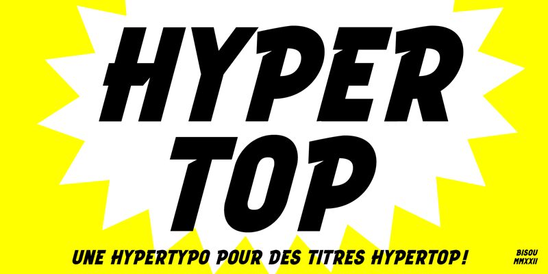 HyperTop Druh písma