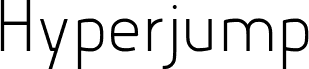 Hyperjump Light 字体