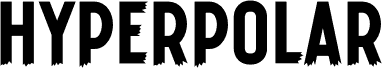 Preview of the HyperPolarBrushRegular font