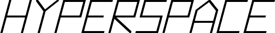 Hyperspace Bold Italic