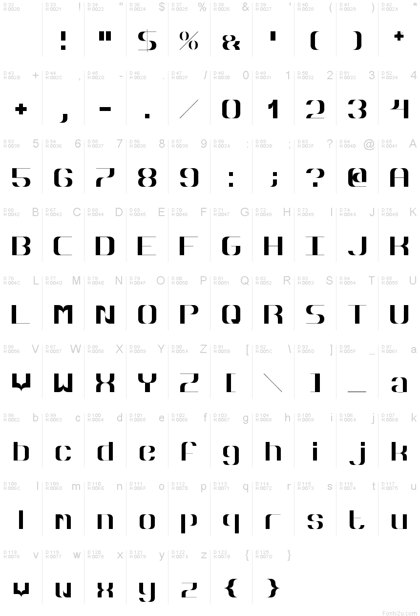 hyperbola-font-fonts2u