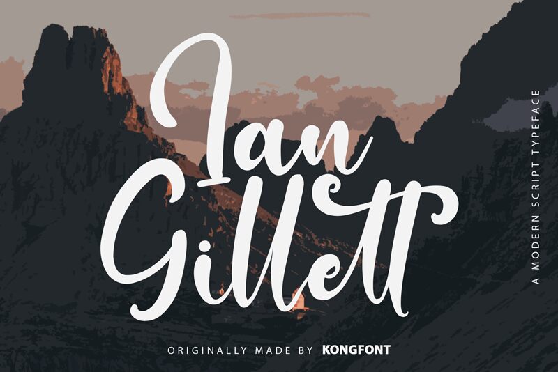 Ian Gillett Schriftart