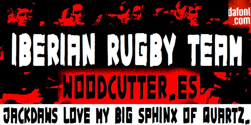 Iberian Rugby Team Schriftart