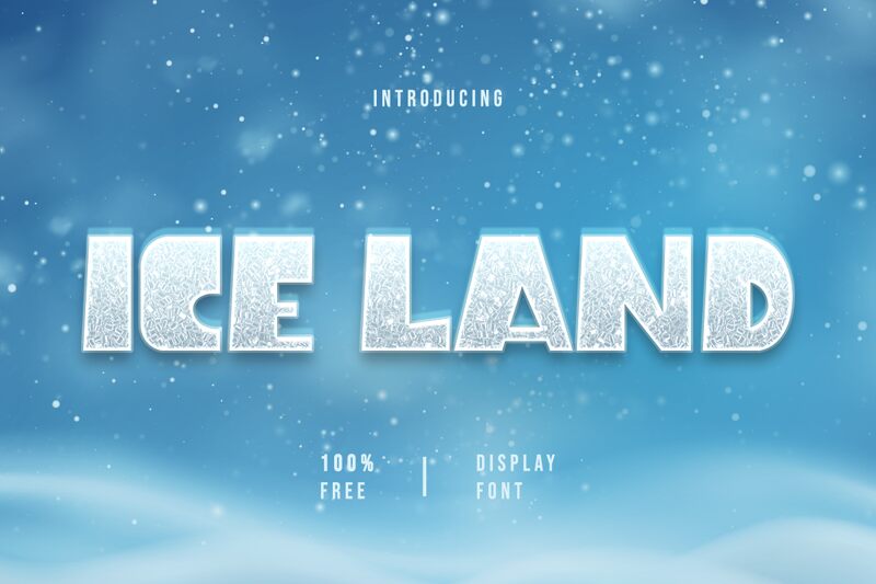 Ice Land Druh písma