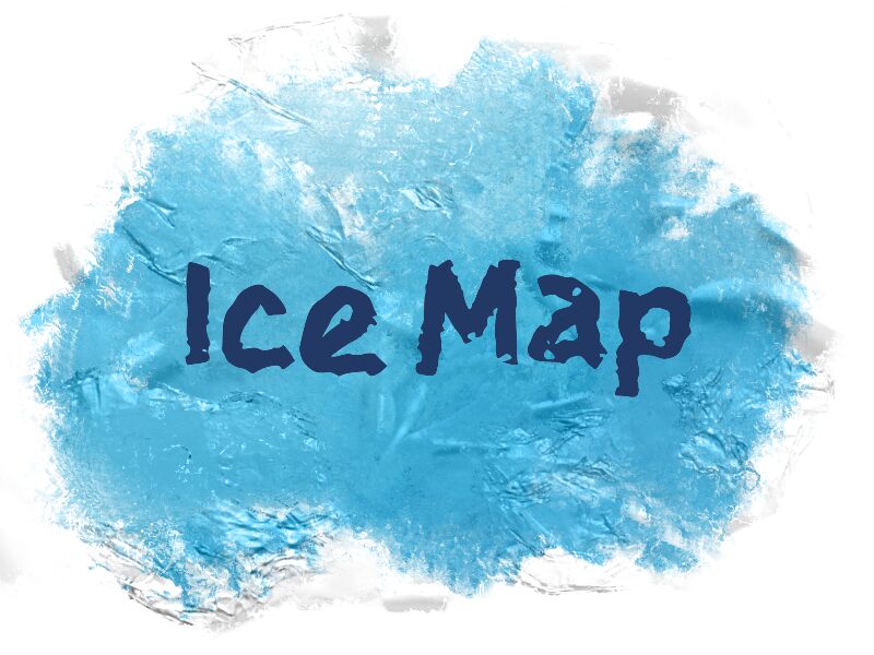 i Ice Map Carattere