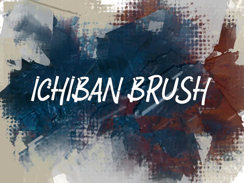 i Ichiban Brush Schriftart