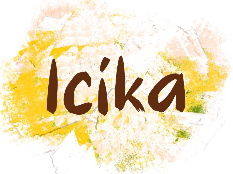 i Icika Schriftart