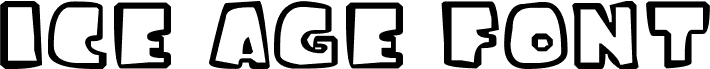 ice age font
