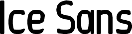 Ice Sans Compressed Bold