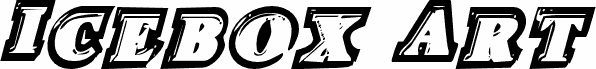 Icebox Art Staggered Italic