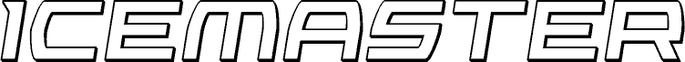 Icemaster 3D Semi-Italic Schriftart