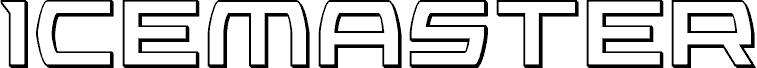Icemaster 3D Schriftart