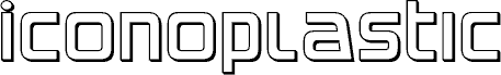 Iconoplastic 3D fonte