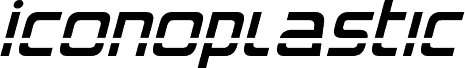 Iconoplastic Laser Italic fonte