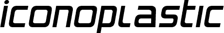 Iconoplastic Semi-Italic fonte