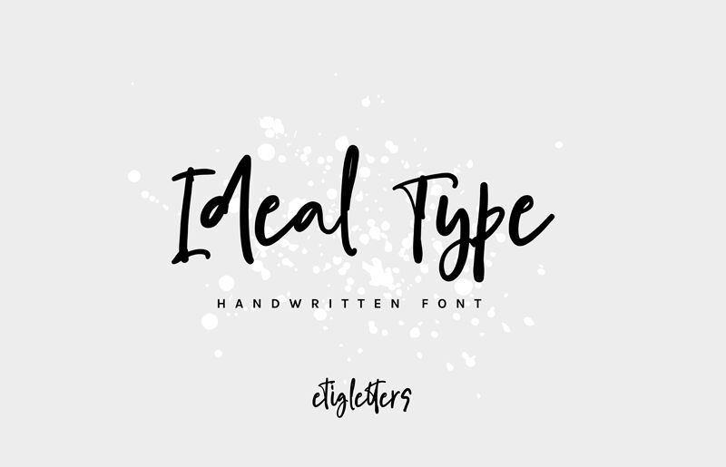 Ideal Type font