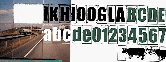 IKHIOOGLA Schriftart