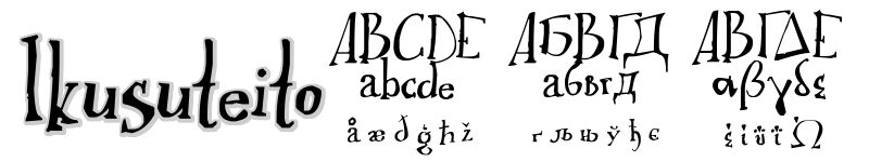 Ikusuteito Czcionka