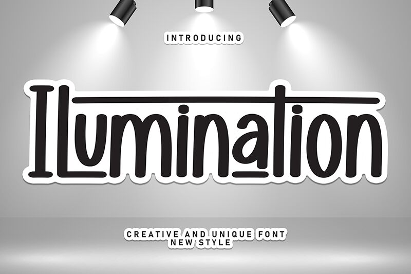 Ilumination Schriftart