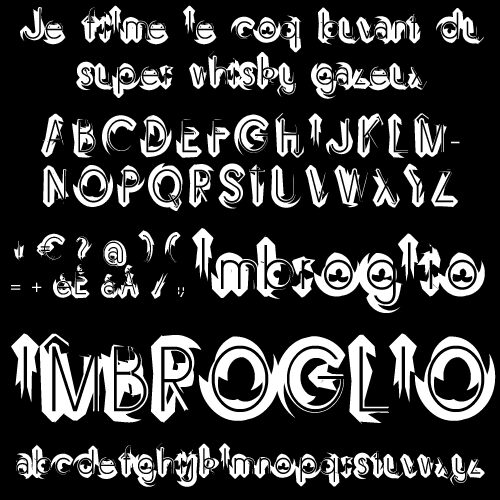 Imbroglio フォント