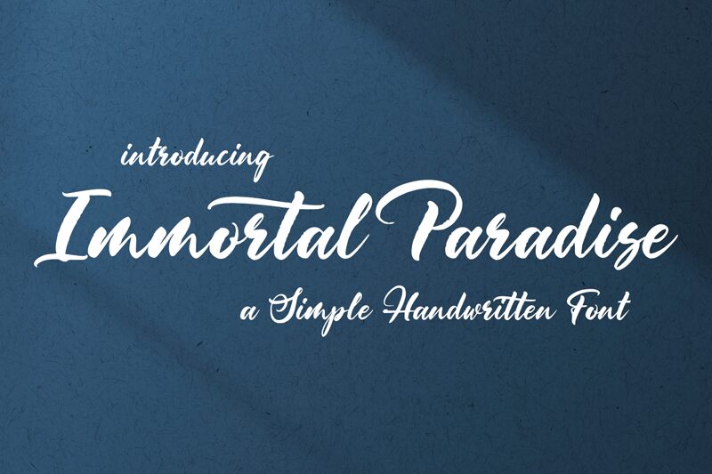 Immortal Paradise Carattere