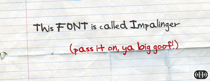 Impalinger Czcionka