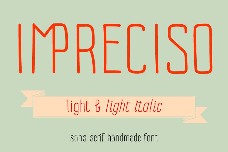 Impreciso Schriftart