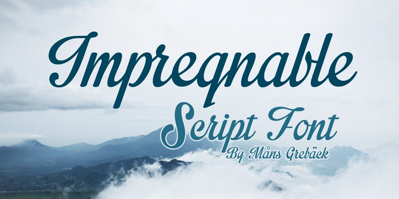 Impregnable Schriftart