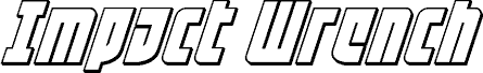 Impact Wrench 3D Italic fuente