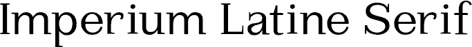 ImperiumLatineSerif