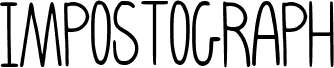 Impostograph Regular