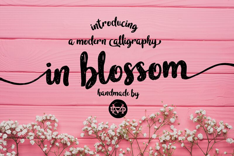 inblossom Schriftart