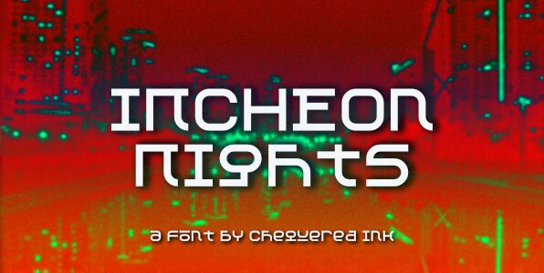 Incheon Nights Schriftart