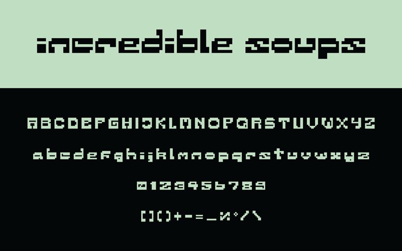 incredible soups Font
